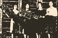 Picture of women in front of ENIAC